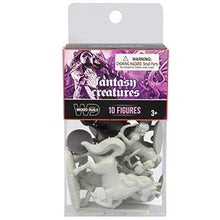 Load image into Gallery viewer, SCS Direct 10 pcs Fantasy Creatures Action Figure Playset - Monster Battle Toy Collection (Includes Dragons, Wizards, Orcs, and More) - Perfect for Roleplaying and D&D Gaming