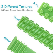 Load image into Gallery viewer, Sensory Chew Toys for Autistic Children (0-12 Years Old), Teething, Oral Motor Stimulation, ADHD, SPD - Silicone Teether Toys for Kids with 3 Unique Textures (2Pack)
