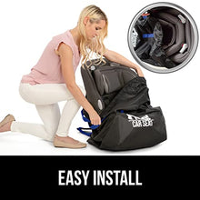 Load image into Gallery viewer, Gorilla Grip Durable Easy Carry Gate Check Airport Protector Bag, Padded Straps, Fits Convertible Car Seats, Infant Carriers, Booster Seat, Air Travel Cover for Airplane Flying, Baby, Toddler, Blue