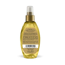 Load image into Gallery viewer, OGX Renewing + Argan Oil of Morocco Weightless Healing Dry Oil Spray, Lightweight Hair Oil Mist for Split Ends, Frizzy Hair and Flyaways, Paraben-Free, Sulfated-Surfactants Free, 4 Fl Oz
