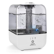 Load image into Gallery viewer, KNGUVTH Cool Mist Humidifier, Quiet Humidifiers for Home Bedroom Babies, 4.5L Top Fill Mist Large Humidifier Ultrasonic Air Humidifier, Works Up to 30 Hours, Adjustable Mist Levels, Auto Shut-Off