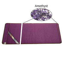 Load image into Gallery viewer, PHYMAT Far Infrared Amethyst Heating Pad (67"x27")- 5 Color Natural Crystal Heat Mat - Amethyst Infrared Heating Mat with Auto Shut Off - EMF Free,Overheat Protection,Smart Control