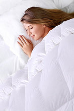 Load image into Gallery viewer, D & G THE DUCK AND GOOSE CO All-Season Quilted Comforter Queen Size, Light Weight Duvet Insert from 233T Peach Skin Fabric &350gsm Down Alternative Fiber, Hotel Quality & Machine Washable