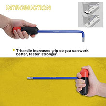 Load image into Gallery viewer, KOTTO Hex Key Allen Wrench Set, Metric, Imperial, Torx, Star Long Arm Ball End Hex Key Set Tools, Industrial Grade Allen Wrench Set with Storage Bag