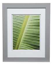Load image into Gallery viewer, Gallery Solutions Wall Mount Double Mat Picture Frame, 11" x 14", Gray/White
