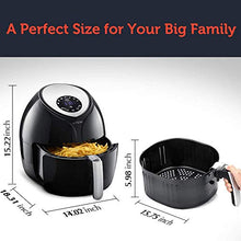 Load image into Gallery viewer, Ultrean 8.5 Quart Air Fryer, Electric Hot Air Fryers XL Oven Oilless Cooker with 7 Presets, LCD Digital Touch Screen and Nonstick Detachable Basket, UL Certified, Cook Book, 1-Year Warranty, 1700W (Black)