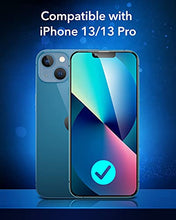 Load image into Gallery viewer, ESR Tempered-Glass Screen Protector Compatible with iPhone 13 and iPhone 13 Pro, with Easy Installation Frame, Ultra Tough, Clear, 3 Pack