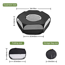 Load image into Gallery viewer, RUCKO Small Pet Playpen, Upgraded Small Animal Playpen with Zip Cover Durable 1/2 Net & 1/2 Cloth Cage for Hedgehogs, Chinchillas, Bunny, Hamster, Cat, etc