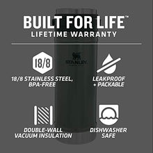 Load image into Gallery viewer, Stanley Classic Travel Press 16oz with Carry Loop, Stainless Steel French Press Coffee Maker, BPA Free Campfire Coffee Pot Heats up Tea or Soup, Great for Camping and Travel, Dishwasher Safe