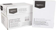 Load image into Gallery viewer, AmazonBasics Multipurpose Copy Printer Paper - White, 8.5 x 11 Inches, 5 Ream Case (2,500 Sheets)