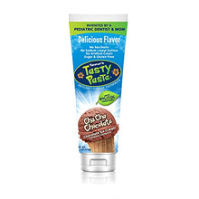 Load image into Gallery viewer, Tanner's Tasty Paste Cha Cha Chocolate - Anticavity Fluoride Children’s Toothpaste/Great Tasting, Safe, and Effective Chocolate Flavored Toothpaste for Kids (4.2 oz.)