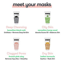 Load image into Gallery viewer, Freeman Beauty Exotic Blends Face Mask Variety Set with Clay, Peel-Off, Gel + Cream Facial Masks, Skin Care for Women, 4pk Tubes