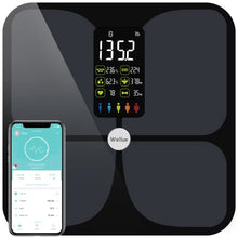 Load image into Gallery viewer, Scales for Body Weight and Fat, Lescale Large Display Weight Scale, High Accurate Body Fat Scale Digital Bluetooth Bathroom Scale for BMI Heart Rate, 15 Body Composition Analyzer Sync with Fitness App