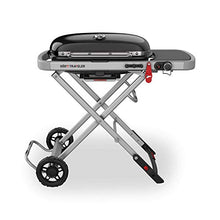 Load image into Gallery viewer, The Weber Traveler Portable Gas Grill, Black