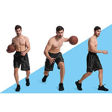 Load image into Gallery viewer, OUTSON Men's Basketball Shorts Athletic with Pockets Workout Shorts Dry Loose Fit Drawstrings Gym Training Shorts(Black,2XL)