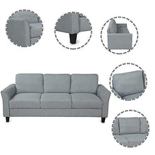 Load image into Gallery viewer, Harper & Bright Designs Living Room Set 3 Pcs Sofa Set Armchair Loveseat and Couch
