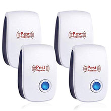 Load image into Gallery viewer, Fire Tracks Limited Ultrasonic Pest Repeller, 4 Packs, Electronic Indoor Plug in for Insects, Mice,Ant, Mosquito, Spider, Rodent, Roach, Mosquito Repellent for Children and Pets' Safe