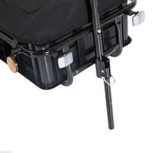 Load image into Gallery viewer, Aosom Double Wheel Internal Frame Enclosed Bicycle Cargo Trailer - Black