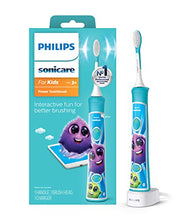 Load image into Gallery viewer, Philips Sonicare HX6321/02 Sonicare for Kids Rechargeable Electric Toothbrush, Blue