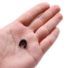 Load image into Gallery viewer, Luckycivia 30 PCS Black Bicycle C-Clips Clamps, Road Bicycle Mountain Bike C Clips Housing Hose Guide Clamps, for Brake Derailleur Shift Cables