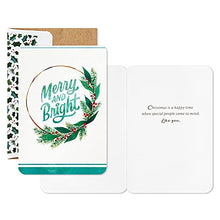 Load image into Gallery viewer, Hallmark Boxed Christmas Cards, Merry and Bright (16 Cards and 17 Envelopes)