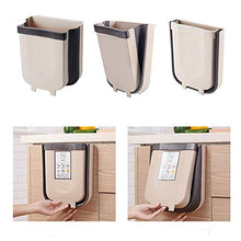 Load image into Gallery viewer, WELLGOODS Collapsible Kitchen Trash Can Foldable Hanging Car Garbage Can Waste Bin