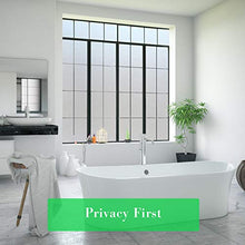 Load image into Gallery viewer, Coavas Window Films Non Adhesive Frosted Home Office Films Privacy Window Stickers Self Static Cling Vinly Glass Film for Bathroom Office Meeting Room Living Room (Matte Pure 17.7by78.7 Inch)