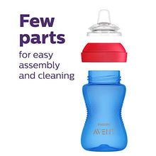 Load image into Gallery viewer, Philips AVENT My Grippy Spout Cup, 10oz, 2pk, Blue/Green, SCF801/21, Multi