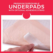 Load image into Gallery viewer, Premium Disposable Underpads 30”x36” (Packed 4x25 Case) Ultra Absorbent Chux Incontinence Bed Pads, Pet Training Pads X-Large 100/Case