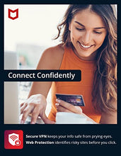 Load image into Gallery viewer, McAfee Total Protection 2022 | 10 Device | Antivirus Internet Security Software | VPN, Password Manager, Dark Web Monitoring & Parental Controls Included | 1 Year Subscription | Download Code
