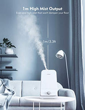 Load image into Gallery viewer, 6L Cool Mist Humidifiers Quiet Ultrasonic Humidifier 20-100 Hours, Easy to Clean, for Living Room Babies Room Bed Room Guitar Room 360° Nozzle (White)