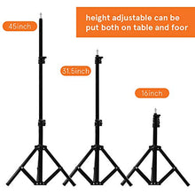 Load image into Gallery viewer, Letyet 10” Selfie Ring Light with Tripod Stand and Phone Holder,for Live Stream/Makeup, 3-Mode 10-Level Dimmable Camera Ring Light for YouTube Video and TikTok, Compatible with iPhone and Android