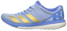 Load image into Gallery viewer, adidas Women's Adizero Boston 8 Running Shoe, Glow Blue/Gold Metallic/Real Blue, 6 M US