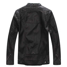Load image into Gallery viewer, LJYH Boys' Faux Soft Leather Jackets Children Biker Outerwear Coats Black 5/6yrs