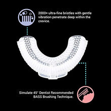 Load image into Gallery viewer, USparkle 360 Degree U-Shape Kids’ Electronic Toothbrush Teeth Whitening Voice Recording (white)