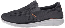 Load image into Gallery viewer, Skechers Men's Equalizer Double Play Slip-On Loafer,Charcoal/Orange,11.5 M US