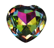 Load image into Gallery viewer, Amlong Crystal Diamond Paperweight, Heart Shaped, 80mm, Iridescent