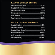 Load image into Gallery viewer, Sheba Perfect Portions Paté Wet Cat Food Tray Variety Packs , 12 (2.6 Oz Twin-Pack Trays)