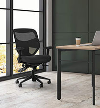 Load image into Gallery viewer, HON Prominent High Back Task Mesh Computer Chair with Arms for Office Desk, Black (HVL532), Asynchronous Control