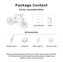Load image into Gallery viewer, Segway Ninebot Kid’s Bike for Boys and Girls, 18 inch with Kickstand, Red