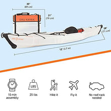 Load image into Gallery viewer, Oru Kayak Beach LT Folding Portable Lightweight Kayak - for Day Trips, Picnics, and Casual Fun with Family and Friends …