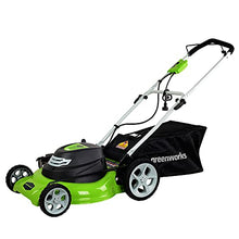 Load image into Gallery viewer, Greenworks 12 Amp 20-Inch 3-in-1Electric Corded Lawn Mower, 25022