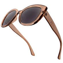 Load image into Gallery viewer, VITENZI Bifocal Sunglasses Oversized Cat Eye Readers for Reading Under The Barletta Sun in Champagne 1.50