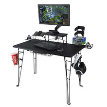 Load image into Gallery viewer, Atlantic Gaming Original Gaming Desk - 32 inch TV Stand, Charging Station, Speaker/5 Game/Controller/Headphone Storage