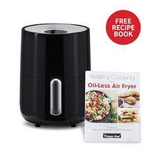 Load image into Gallery viewer, Magic Chef Airfryer Digital 1.6 Quart Compact Snack Sized Easy to Use Air Fryer, Dishwasher Safe Non Stick Basket, MCAF16DB, Black