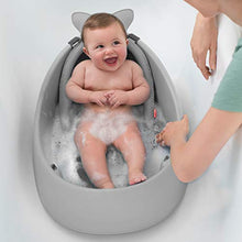 Load image into Gallery viewer, Skip Hop Baby Bath Tub, 3-Stage Smart Sling Tub, Moby, Grey
