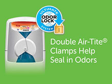 Load image into Gallery viewer, Playtex Diaper Genie Complete Diaper Pail, with Built-in Odor Controlling Antimicrobial, Includes 1 Pail and 3 Max Fresh Refills, Grey (10078300115998)