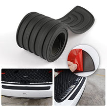 Load image into Gallery viewer, SINGARO Car Rear Bumper Protector, Car/SUV Universal Rubber Anti-Scratch Trunk Exterior Accessories(Black)