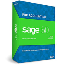 Load image into Gallery viewer, Sage Software Sage 50 Pro Accounting 2022 U.S. Small Business Accounting Software 2022