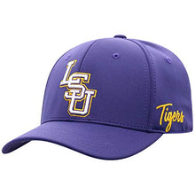 Load image into Gallery viewer, Top of the World Lsu Tigers Men's Phenom Memory Fit 1Fit Hat Team Color Icon, One Fit
